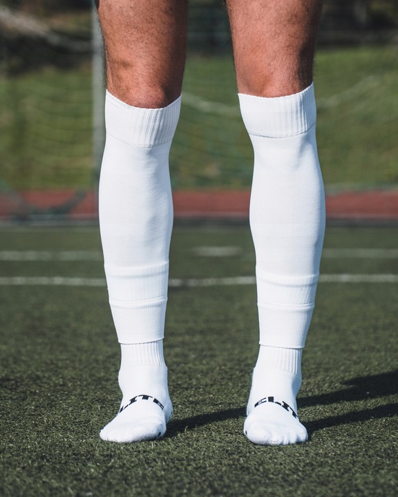 GETRY PIŁKARSKIE BEZ STOPY PROSKARY JUNIOR BIAŁE