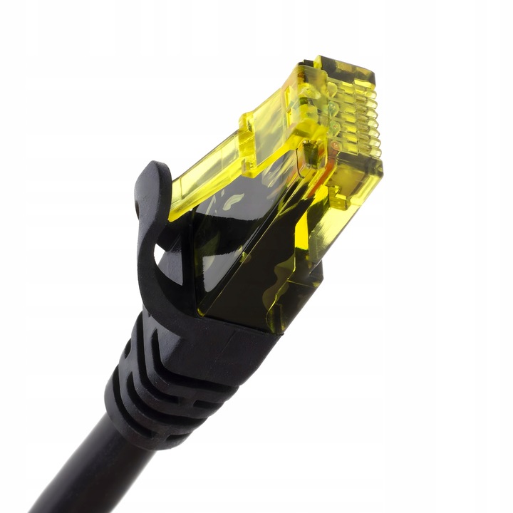 PRZEWÓD INTERNETOWY ETHERNET RJ45 CZARNY 20m KABEL SIECIOWY LAN CAT 6 UTP