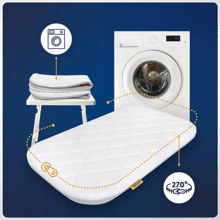 Materac do Chicco Next2Me Magic GRUBY Materac do Chicco Next2Me Dream 82x50