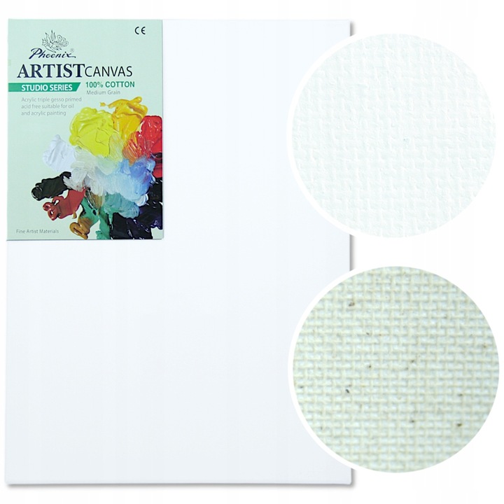 Płótno Malarskie Do Malowania 100x100 cm Podobrazia Phoenix Podobrazie