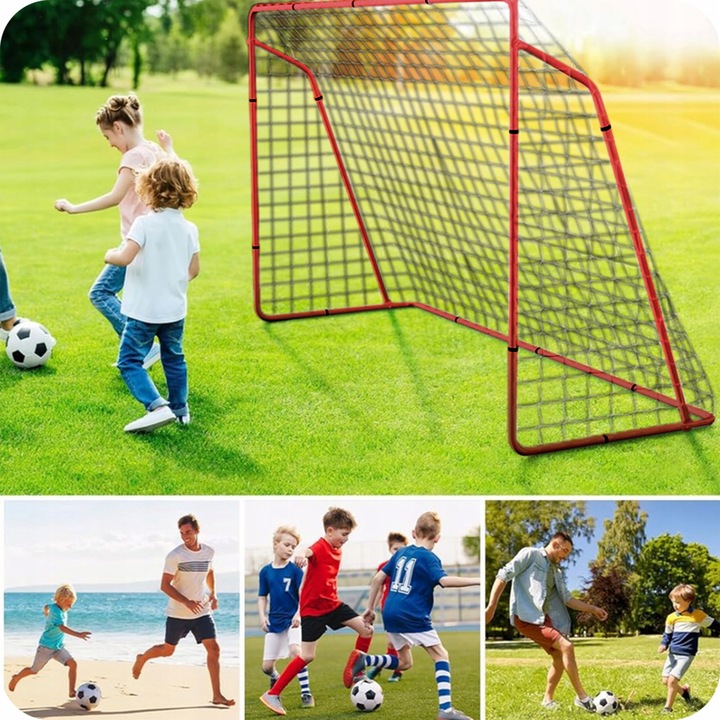 BRAMKA PIŁKARSKA DO PIŁKI NOŻNEJ DLA DZIECI STABILNA ŚLEDZIE