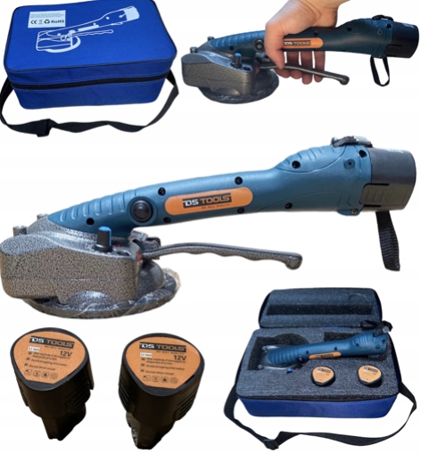 PRZYSSAWKA WIBRUJĄCA DO PŁYTEK WIBRATOR DO POZIOMOWANIA 2xAKU MOCNA