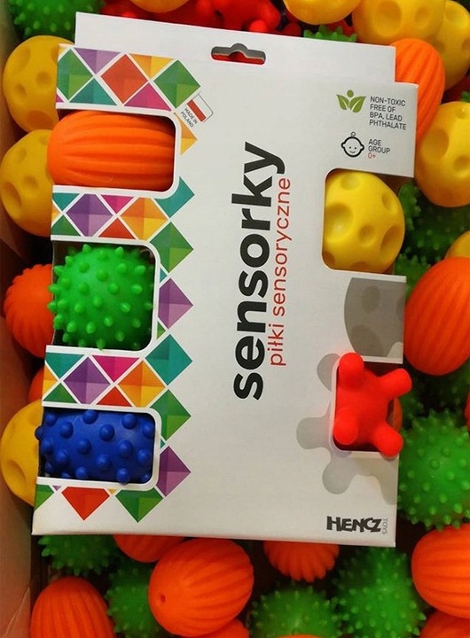 Hencz Mom's Piłki Sensoryczne Sensorky Piłeczki