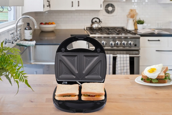 OPIEKACZ DO KANAPEK 760W LUND 3w1 TOSTER GRILL GOFROWNICA WYMIENNE