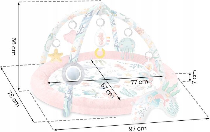 MATA EDUKACYJNA INTERAKTYWNA DLA NIEMOWLĄT KOKON KOJEC GNIAZDO NUKIDO