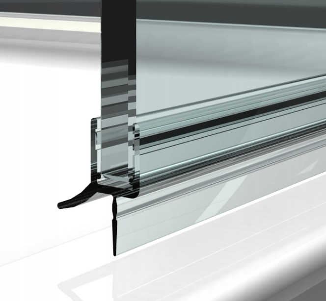 USZCZELKA DOLNA KABINY PRYSZNICOWYCH DRZWI 4/5/6 MM 100 CM