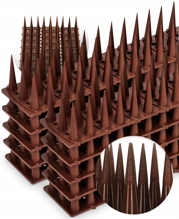 WYSOKIE KOLCE LISTWA NA PTAKI GOŁĘBIE PRZECIW PTAKOM GOŁĘBIOM 10 SZT