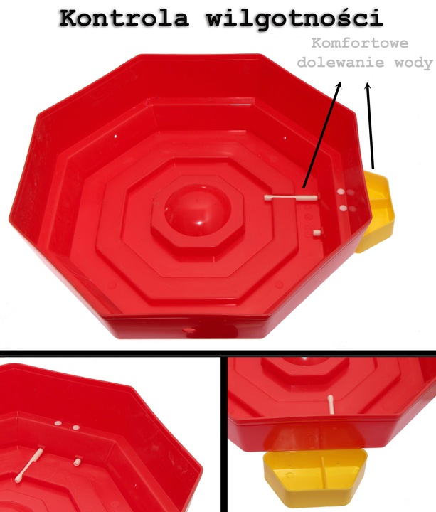 Inkubator wylęgarka na 60 jaj półautomat klujnik