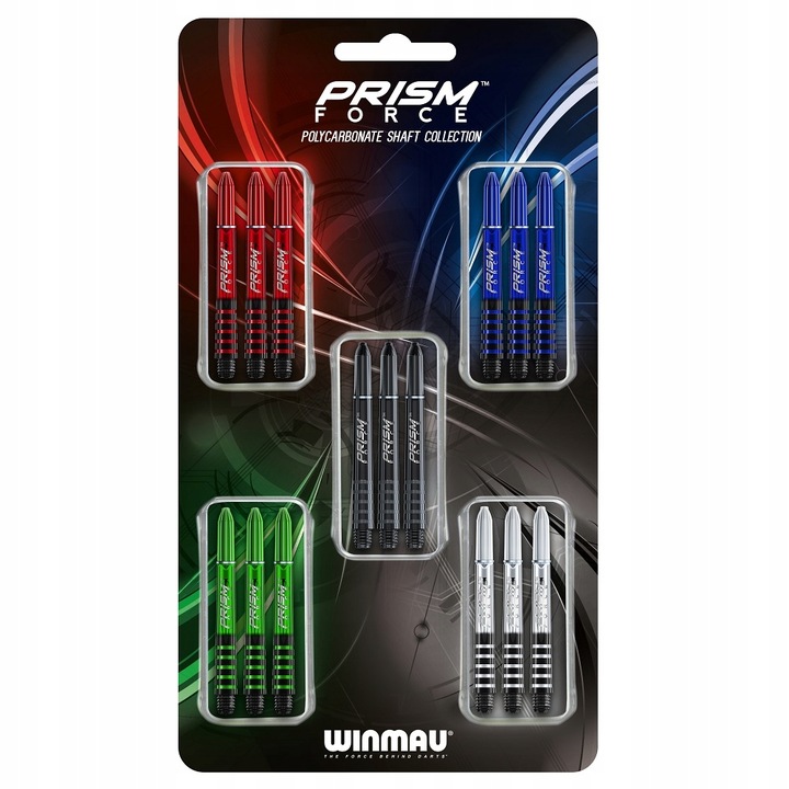 ZESTAW 15 SHAFTÓW WINMAU PRISM FORCE MEDIUM 8118
