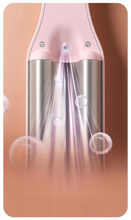 LOKÓWKA DUOMEI Profesjonalna Lokówka Falownica do włosów różowy 32MM