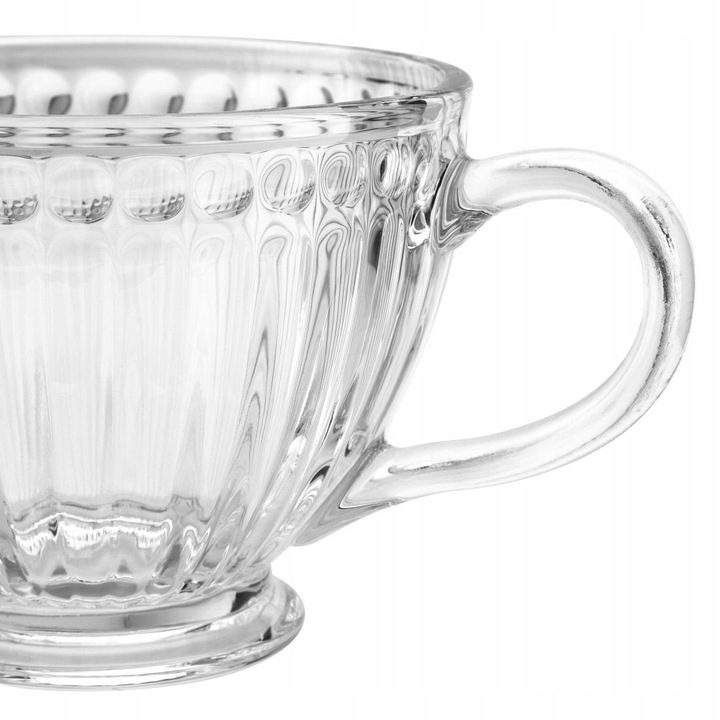 Zestaw Filiżanki do kawy duże szklanki z uchem Altom Design Lily 430ml 6szt