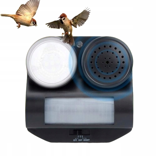 ODSTRASZACZ NA PTAKI ODSTRASZACZ ZWIERZĄT PSÓW KOTÓW DZIKÓW MYSZ 7w1