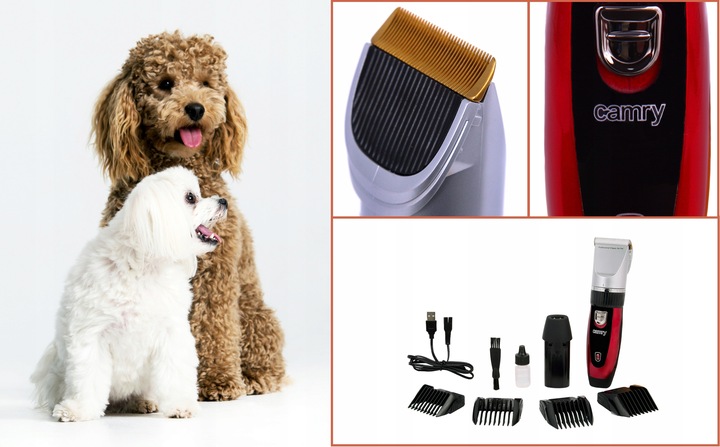 MASZYNKA DO STRZYŻENIA PSÓW PSA KOTA CAMRY CR 2821