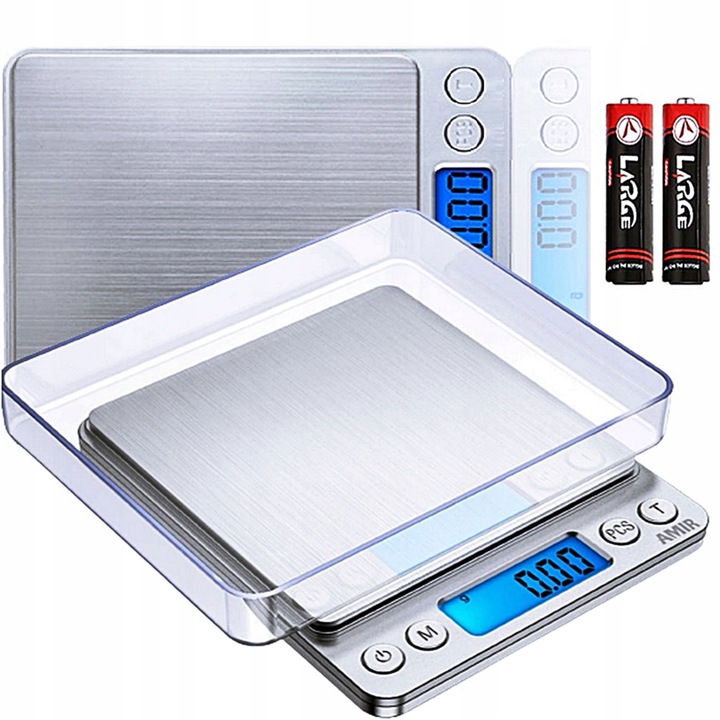 WAGA JUBILERSKA CYFROWA PRECYZYJNA KUCHENNA NA PRZYPRAWY LCD 500 GRAM -0,01