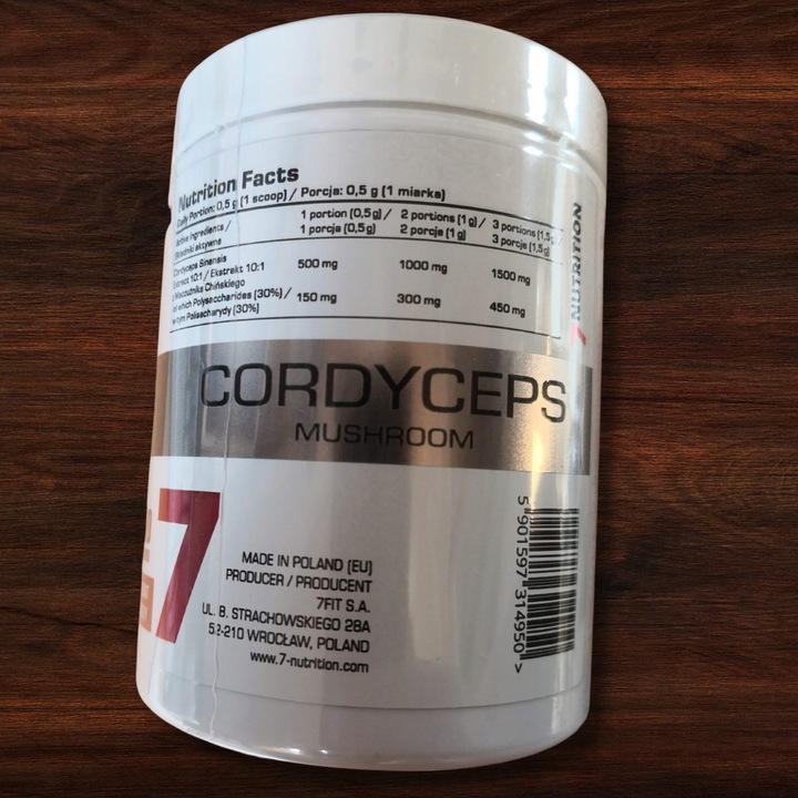 Lions mane soplówka jeżowata Chaga Cordyceps Reishi Grzyby mushroom proszek