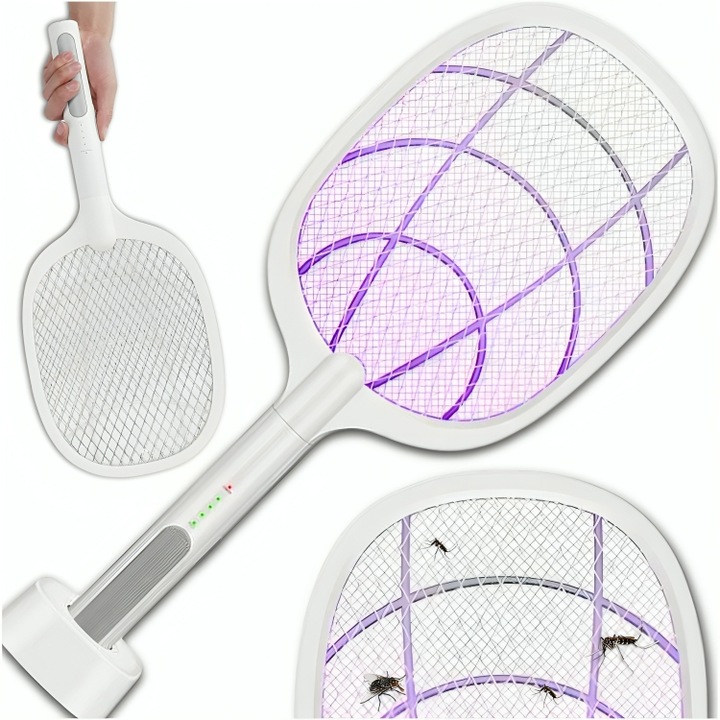 ELEKTRYCZNA PALETKA DO ŁAPANIA MUCH ŁAPKA PACKA NA MUCHY KOMARY ĆMY