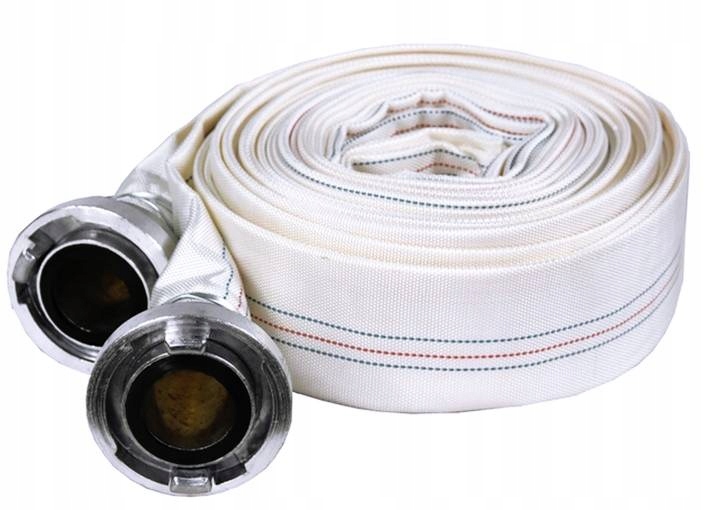 WĄŻ STRAŻACKI PARCIANY DO WODY SZAMBA 2 CALE 30M Z SZYBKOZŁĄCZAMI DO POMPY