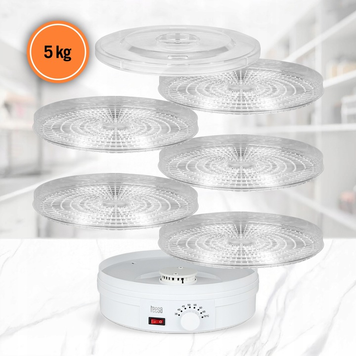 Suszarka spożywcza do grzybów warzyw owoców ziół 250W Teesa