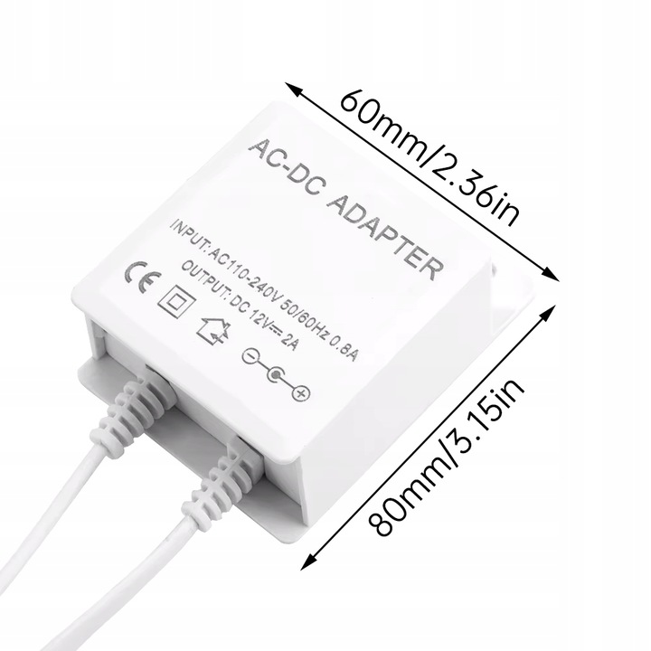 Zasilacz Kamery IP 12V 2A 2000mA