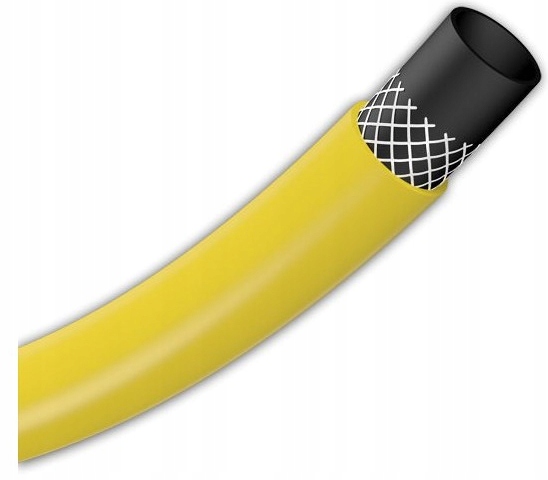 WĄŻ OGRODOWY 3/4" 30m WZMACNIANY MEGA WYTRZYMAŁY Do podlewania ogrodu żółty