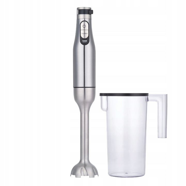 BLENDER RĘCZNY mikser wielofunkcyjny MOCNY malakser TYTANOWE OSTRZA