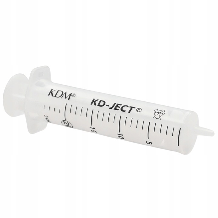 STRZYKAWKA STRZYKAWKI 20ML STERYLNE LUER DWUCZĘŚCIOWE KD-JECT KDM 100SZT