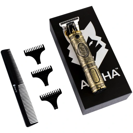 MASZYNKA TRYMER DO STRZYŻENIA GOLENIA WŁOSÓW BRODY ALPHA