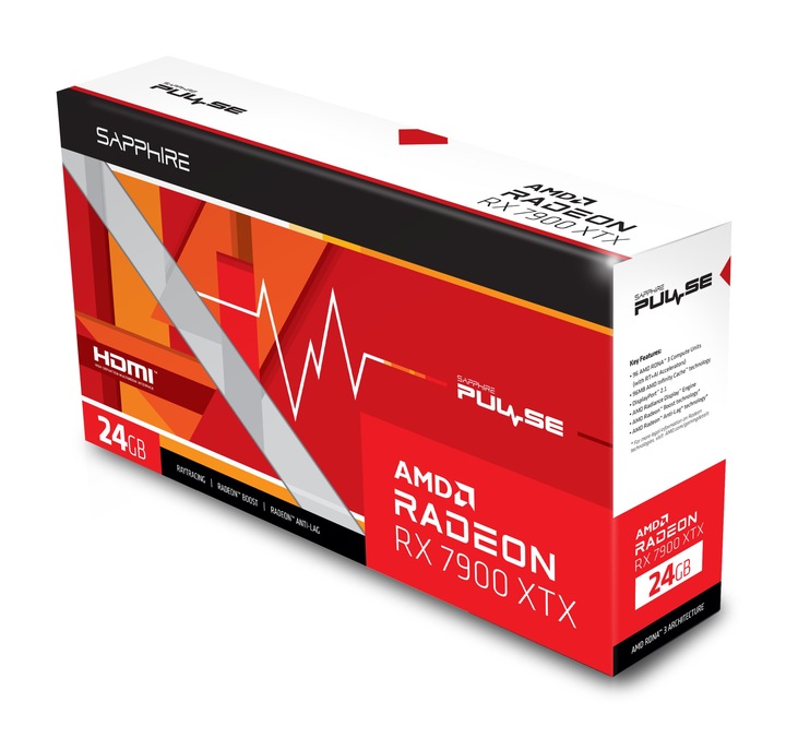 SAPPHIRE PULSE RADEON RX 7900 XTX AMD 24 GB GDDR6