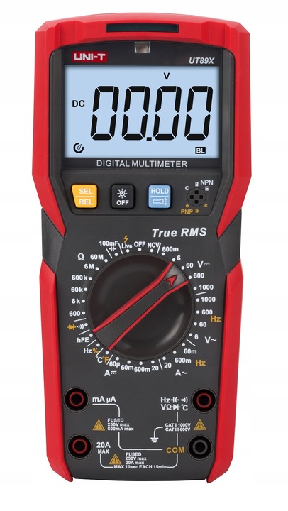 Miernik multimetr PRĄDU NAPIĘCIA AC/DC NCV UT89X