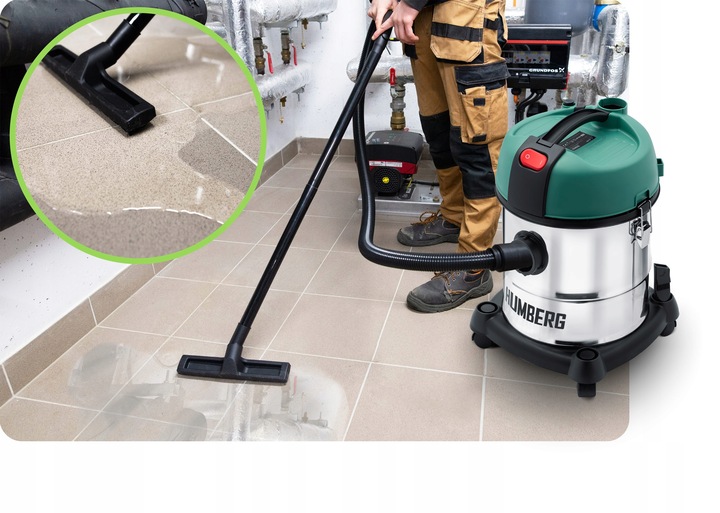 Odkurzacz przemysłowy bezworkowy do pyłu gruzu na sucho mokro