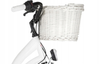 KOSZYK WIKLINOWY NA ROWER ZAKUPY HACZYKI + WKŁAD