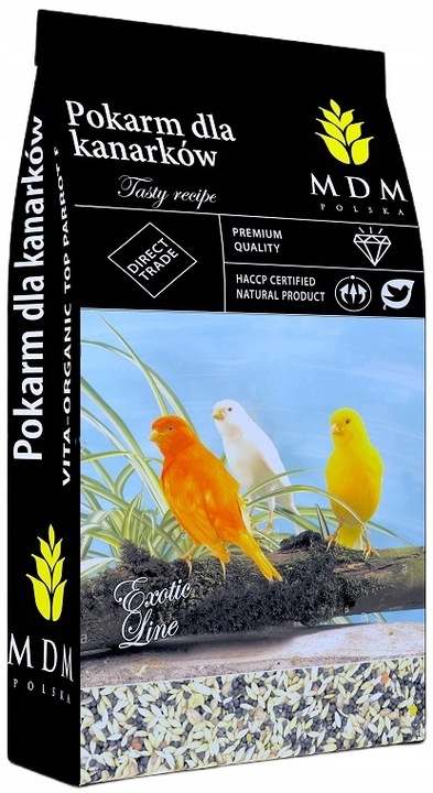 karma dla kanarka Exclusive MDM KE 1 x 10kg fa