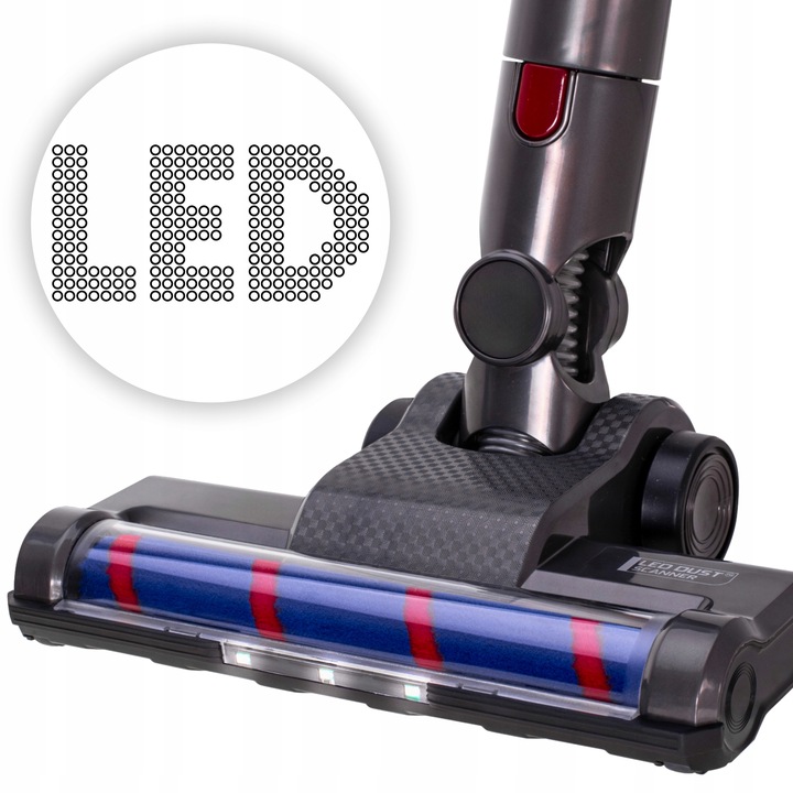 ODKURZACZ BEZPRZEWODOWY PIONOWY BEZWORKOWY MOCNY RĘCZNY