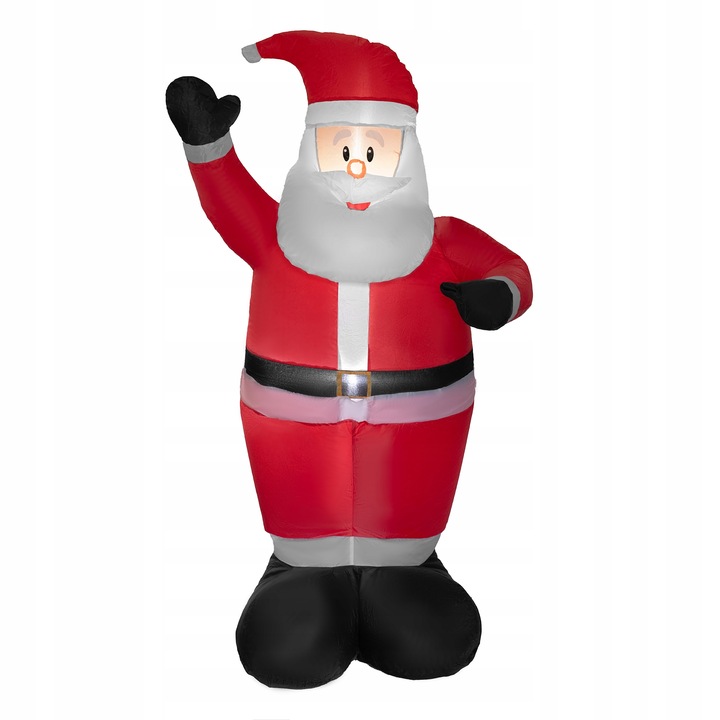 ŚWIĘTY MIKOŁAJ DMUCHANY DEKORACJA ŚWIĄTECZNA LED OZDOBA OGRODOWA XL 150 cm