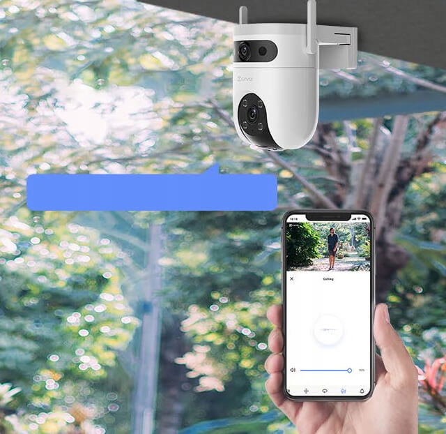 Kamera Obrotowa WiFi 2 x 5Mpx Dual LENS H9C 5MP+5MP EZVIZ 2w1 Autotracking