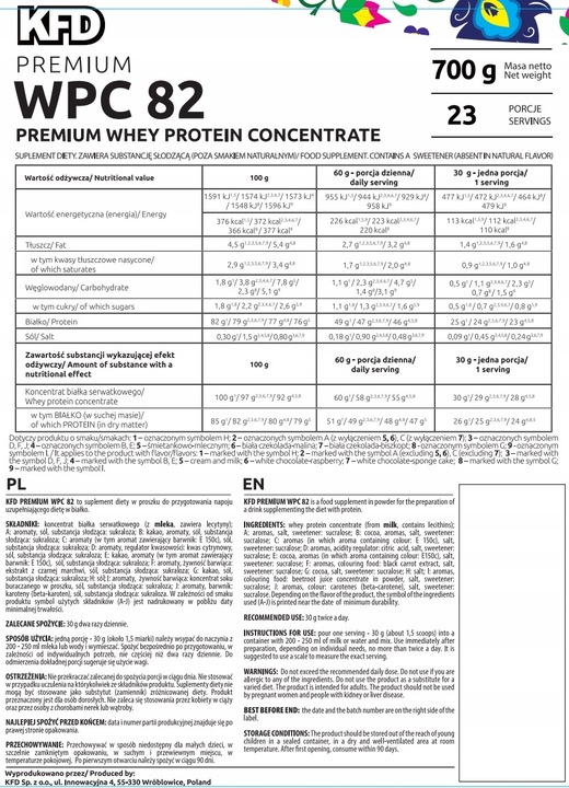 KFD PREMIUM WPC - 700 G - BIAŁKO SERWATKOWE