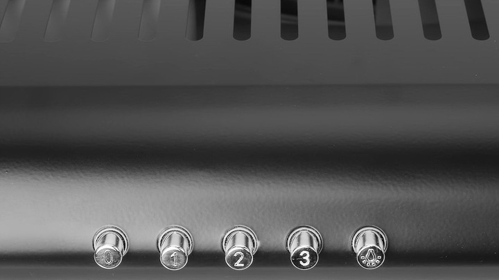 Okap Podszafkowy VDB Slim PL 50 50 cm Czarny