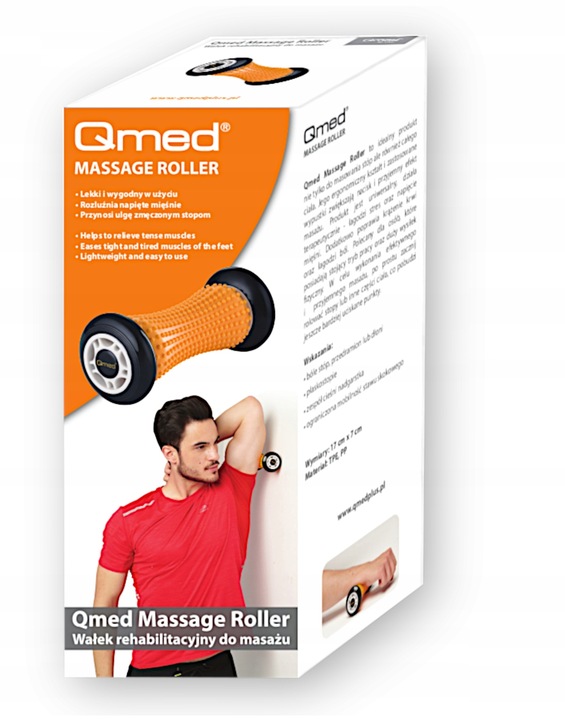 Przyrząd do masażu stóp masażer wałek z kolcami Rolka do masowania stóp