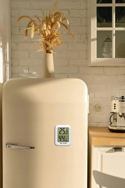 3x STACJA POGODOWA POGODY TERMOMETR MINI HIGROMETR BATERIA MAGNES