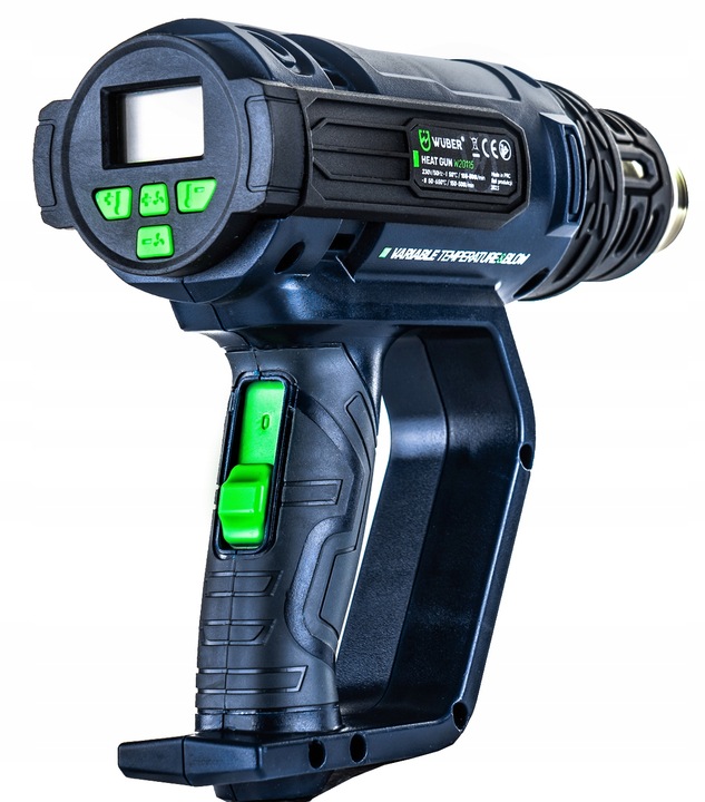 OPALARKA ELEKTRYCZNA 2 BIEGI REGULACJA LCD MOCNA 2200W + 5 DYSZ +