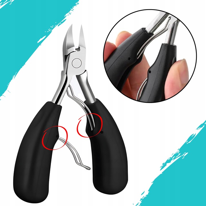 OBCINACZKI DO PAZNOKCI GRUBYCH DUŻY OBCINACZ DLA SENIORÓW CĄŻKI