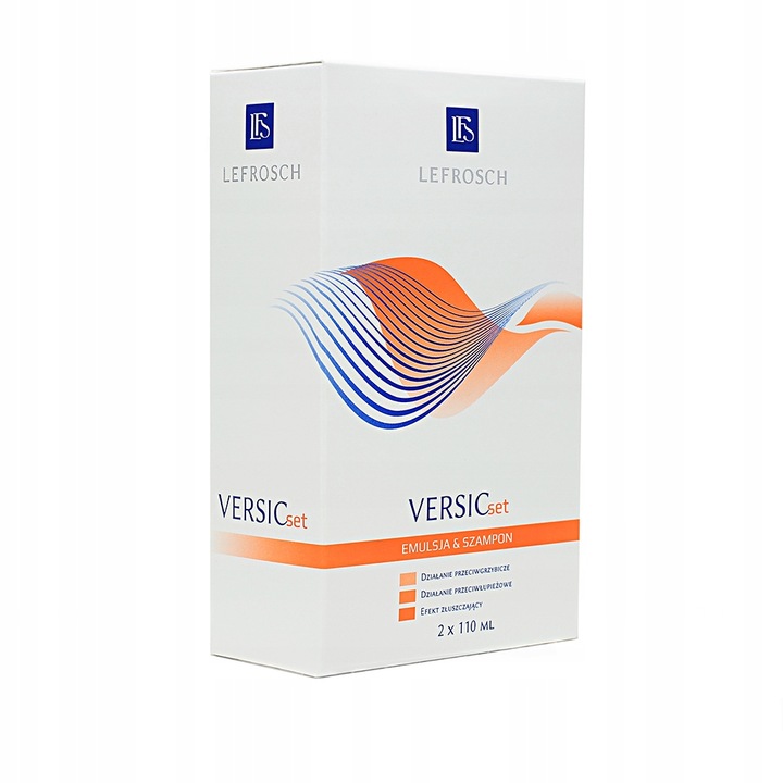 Lefrosch Versic Set emulsja + szampon 2x110 ml