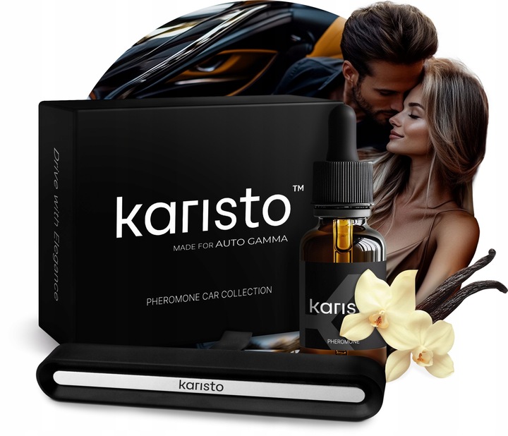 Perfumy Samochodowe z Feromonami Zapach Auta Mocny Aluminium Prezent