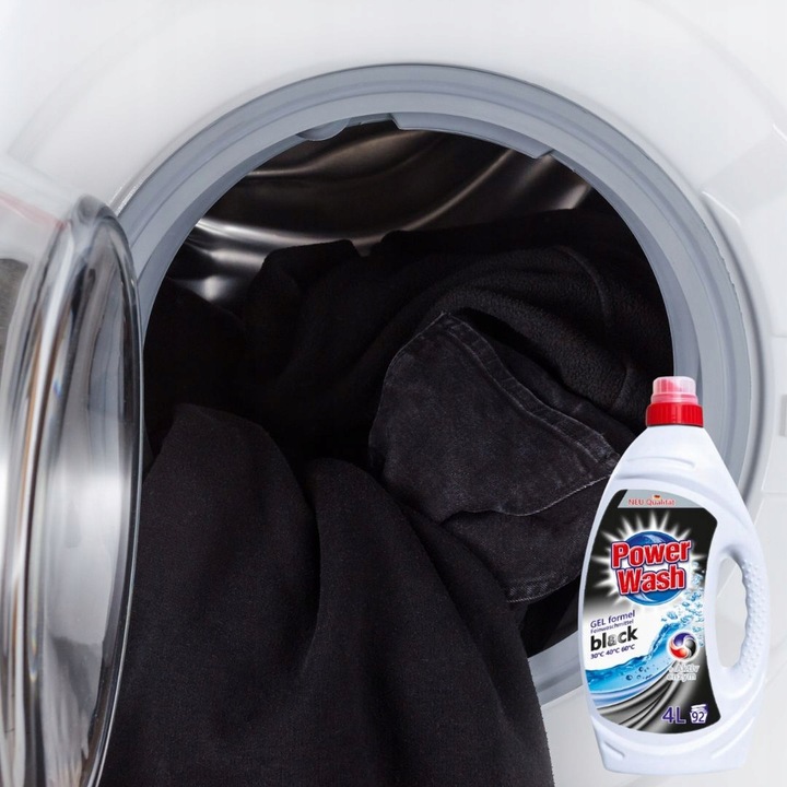 NIEMIECKI ŻEL DO PRANIA POWER WASH GEL CZARNEGO OCHRONA 4L