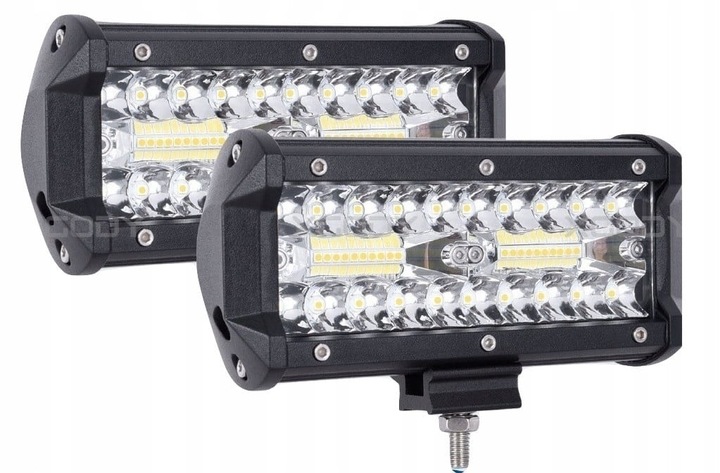 Zestaw 2 x halogen Lampa robocza oświetlenie LED 120W 12-24V