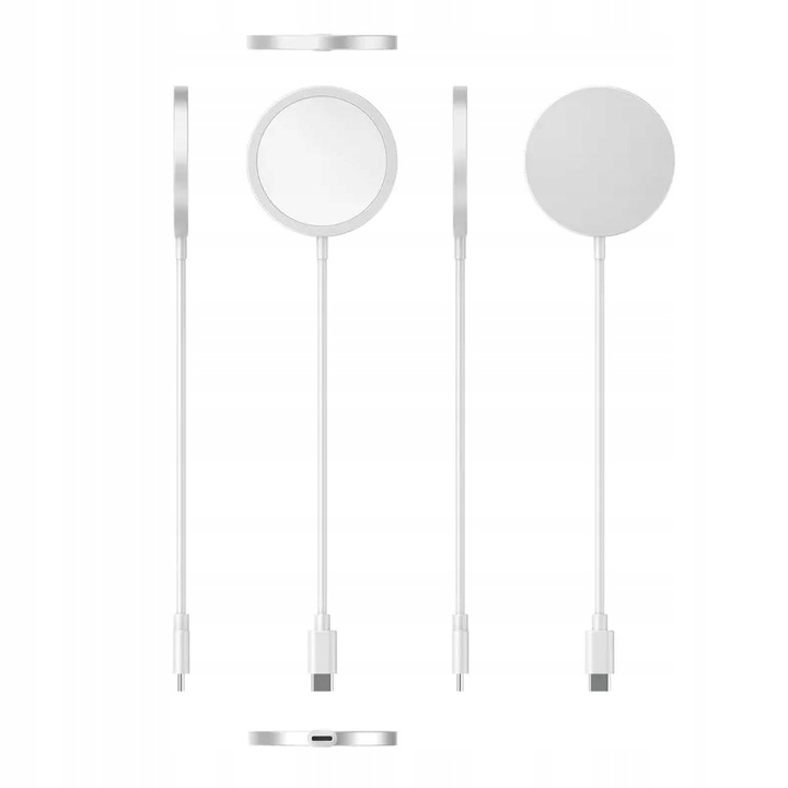 ŁADOWARKA INDUKCYJNA + SZYBKOŁADOWARKA DO IPHONE 15/20W USB-C - LIGHTING