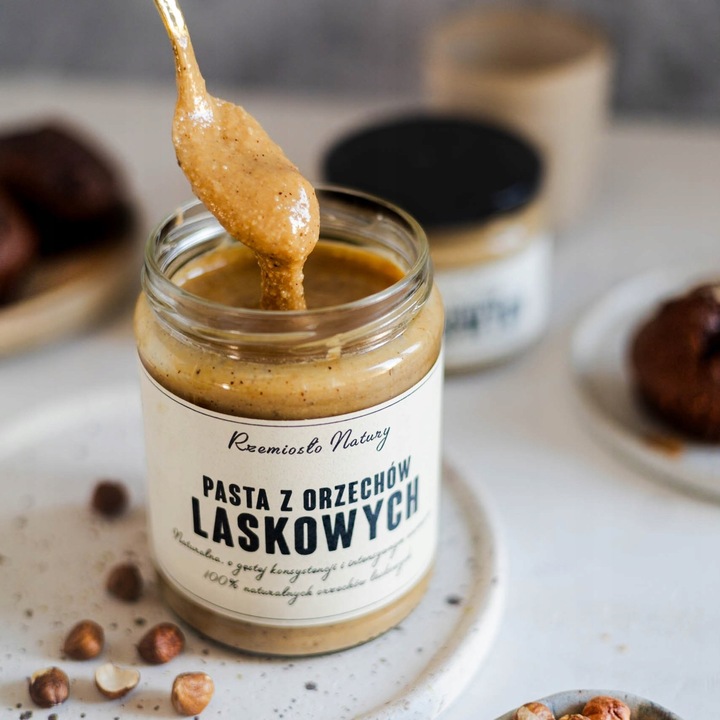 PASTA Z ORZECHÓW LASKOWYCH 100% - Rzemiosło Natury- 1KG