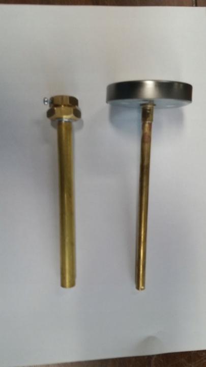 Termometr do wędzarni sonda 15cm wyjmowany solidny