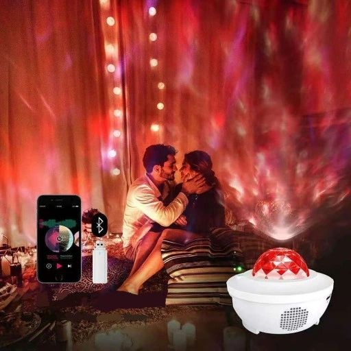 PROJEKTOR GWIAZD LAMPKA NOCNA RZUTNIK LED DO SYPIALNI DLA DZIECI NA PREZENT