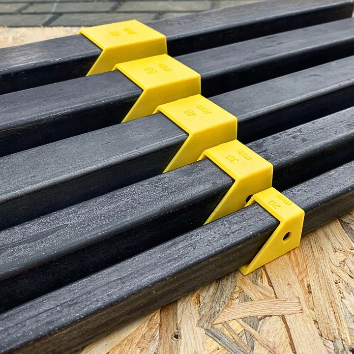 WZORNIK SZABLON do profili 20-60mm do cięcia pod kątem 45°i 90° 8w1